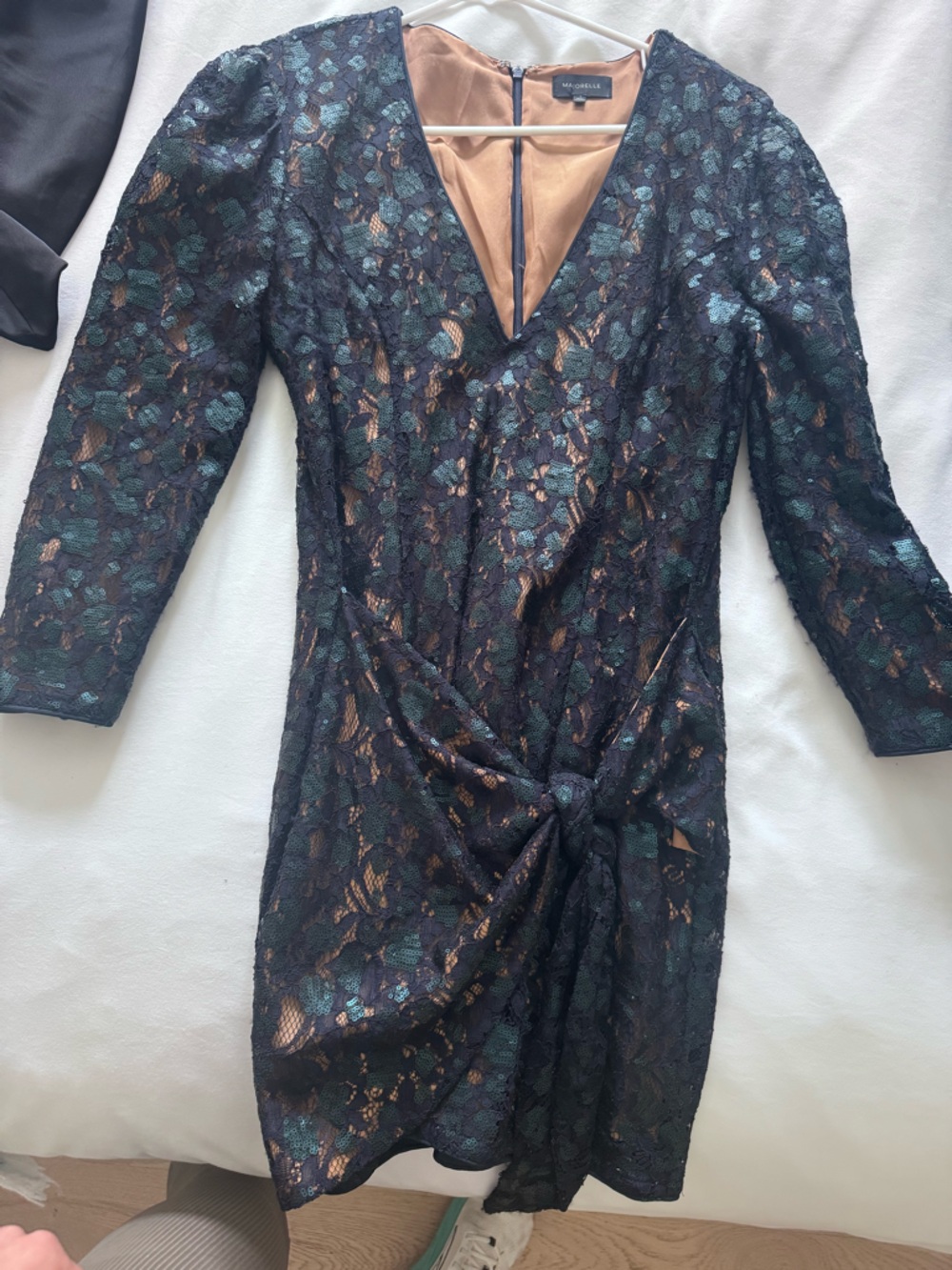 Majorelle Revolve Navy Lace Dress